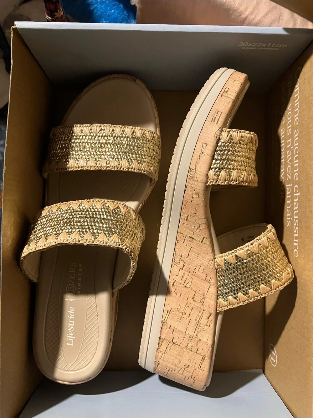 🆕 Lifestride BZEES Airstep Gold color extremely comfortable life changing shoes